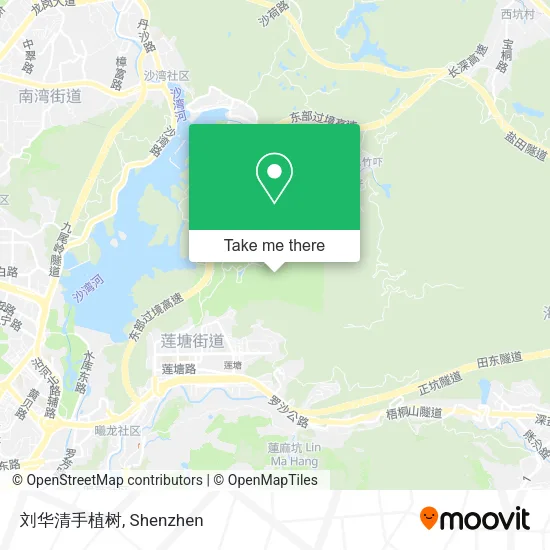 刘华清手植树 map