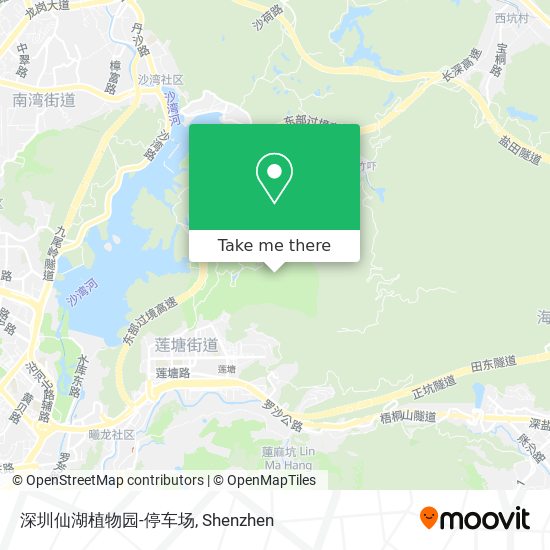 深圳仙湖植物园-停车场 map