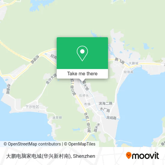 大鹏电脑家电城(华兴新村南) map