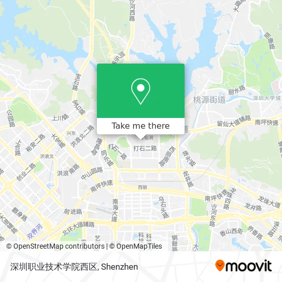 深圳职业技术学院西区 map