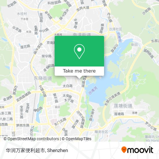 华润万家便利超市 map