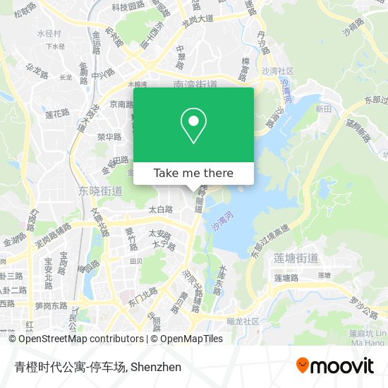 青橙时代公寓-停车场 map