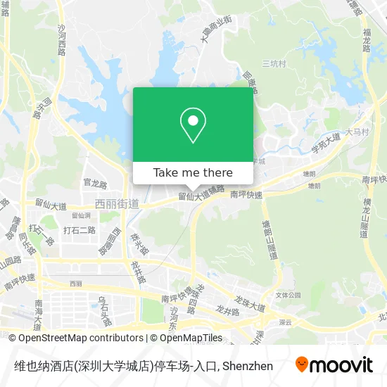 维也纳酒店(深圳大学城店)停车场-入口 map