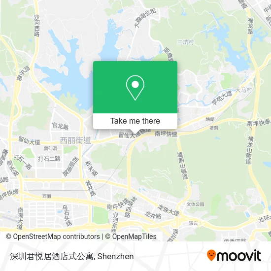 深圳君悦居酒店式公寓 map