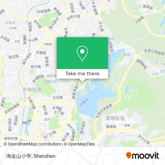 淘金山小学 map