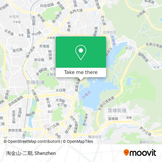 淘金山-二期 map