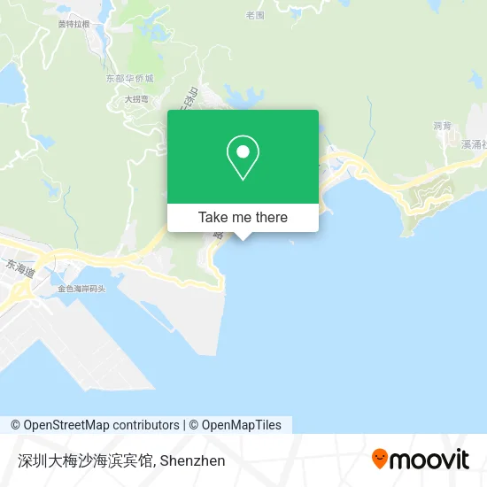 深圳大梅沙海滨宾馆 map