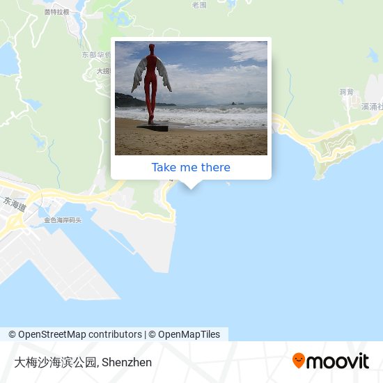 大梅沙海滨公园 map