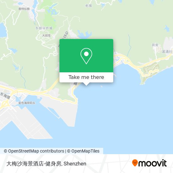大梅沙海景酒店-健身房 map