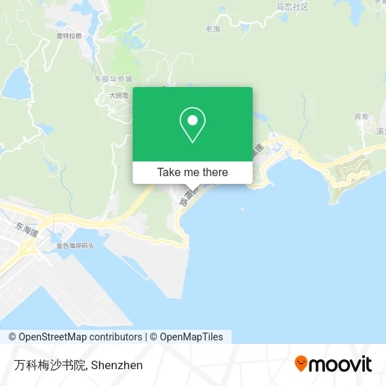 万科梅沙书院 map