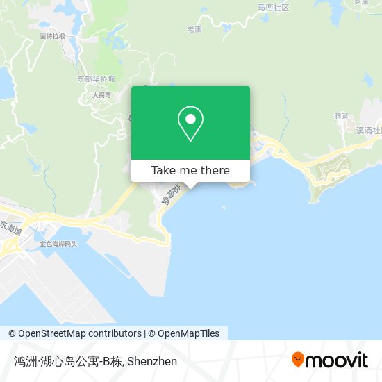 鸿洲·湖心岛公寓-B栋 map