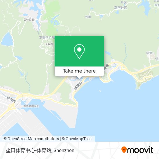 盐田体育中心-体育馆 map