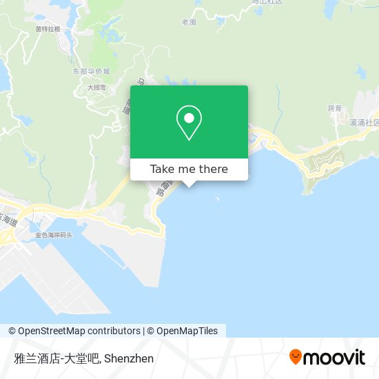 雅兰酒店-大堂吧 map