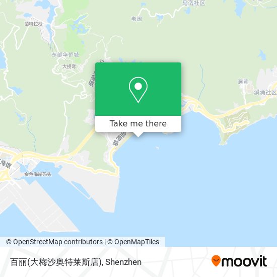 百丽(大梅沙奥特莱斯店) map
