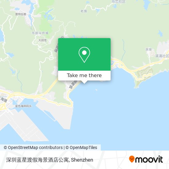 深圳蓝星渡假海景酒店公寓 map