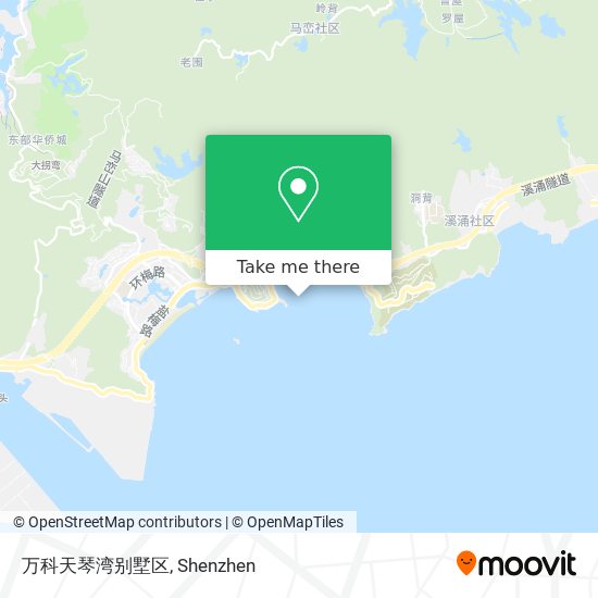 万科天琴湾别墅区 map