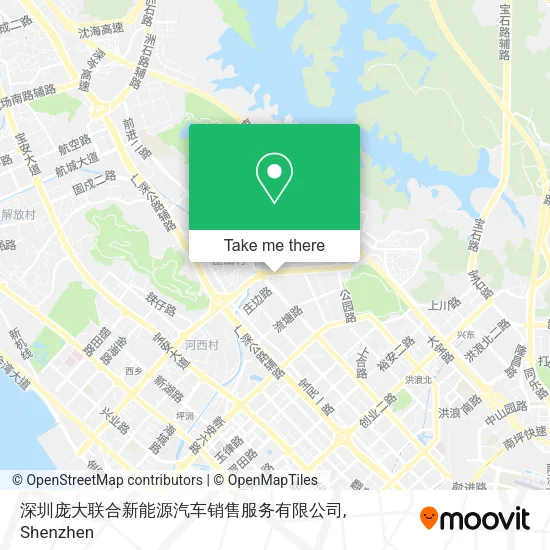 深圳庞大联合新能源汽车销售服务有限公司 map