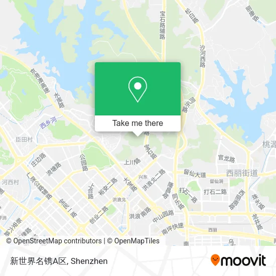 新世界名镌A区 map