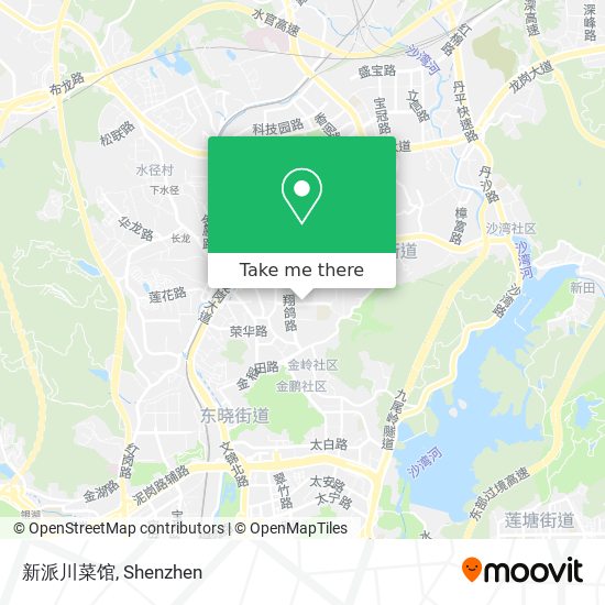 新派川菜馆 map