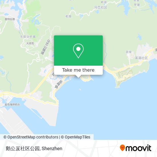 鹅公岌社区公园 map