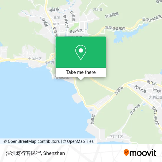 深圳笃行客民宿 map
