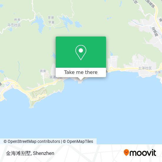 金海滩别墅 map