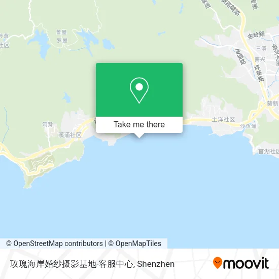 玫瑰海岸婚纱摄影基地-客服中心 map