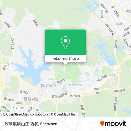 深圳麒麟山庄-西餐 map