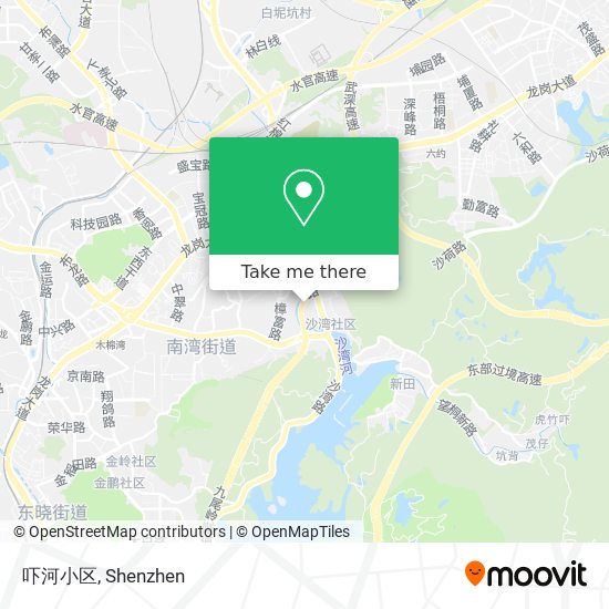 吓河小区 map