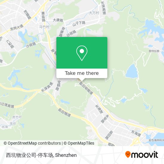 西坑物业公司-停车场 map