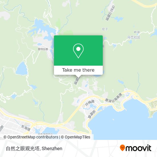 自然之眼观光塔 map