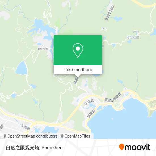 自然之眼观光塔 map