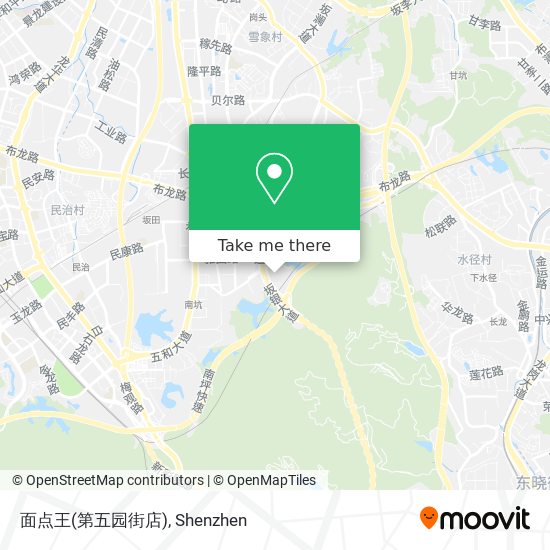 面点王(第五园街店) map