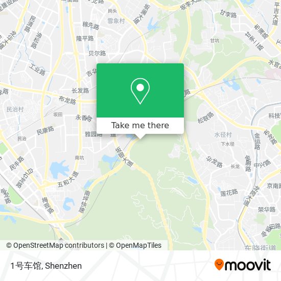 1号车馆 map