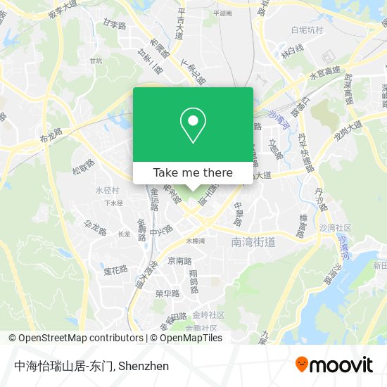 中海怡瑞山居-东门 map