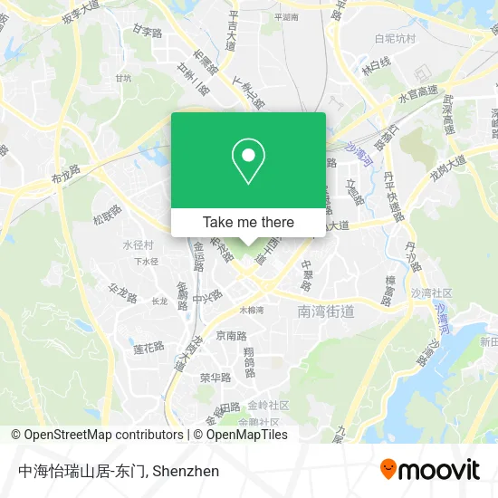 中海怡瑞山居-东门 map