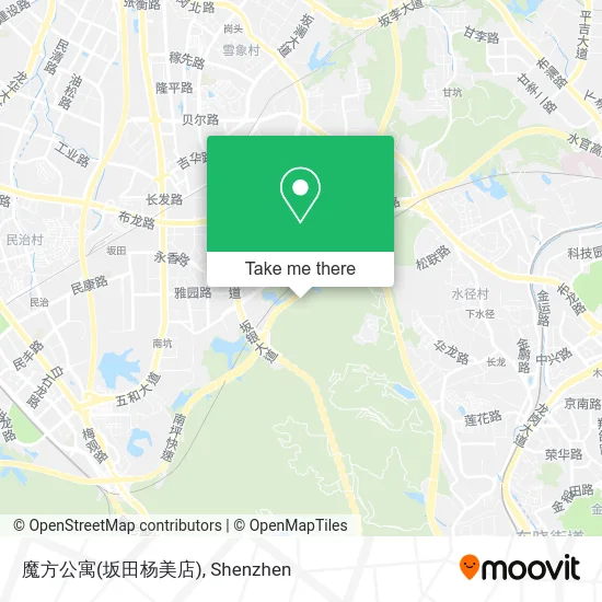 魔方公寓(坂田杨美店) map