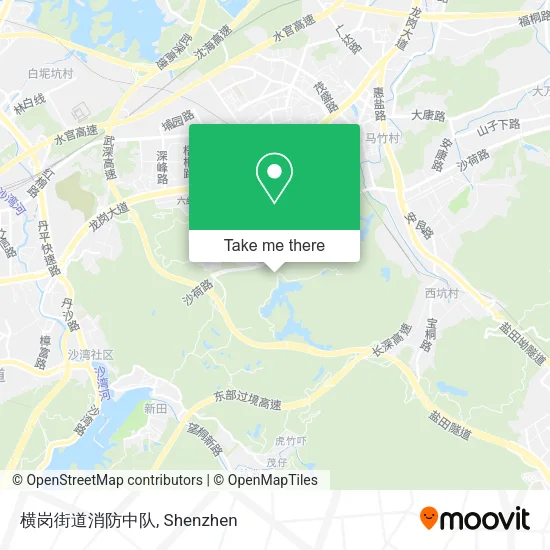 横岗街道消防中队 map