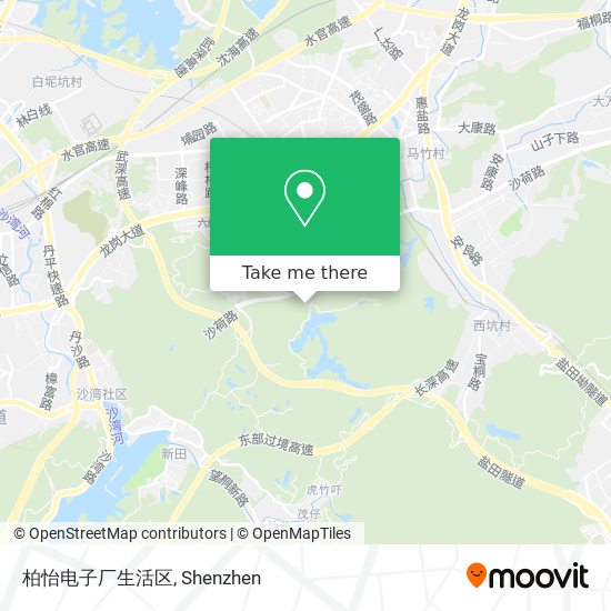 柏怡电子厂生活区 map