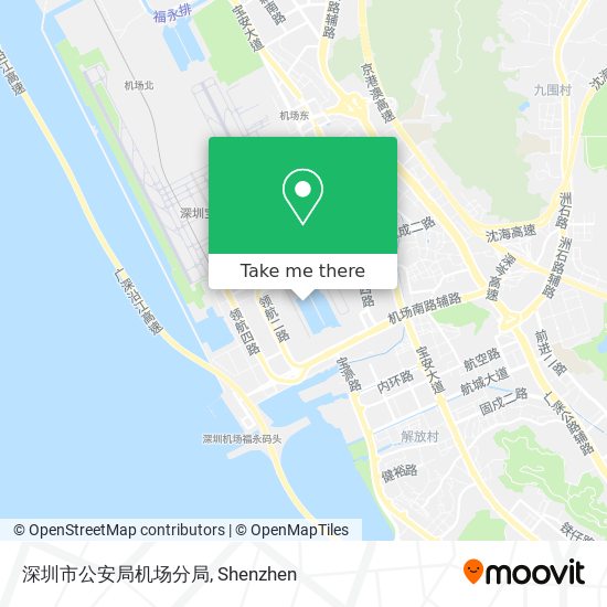 深圳市公安局机场分局 map