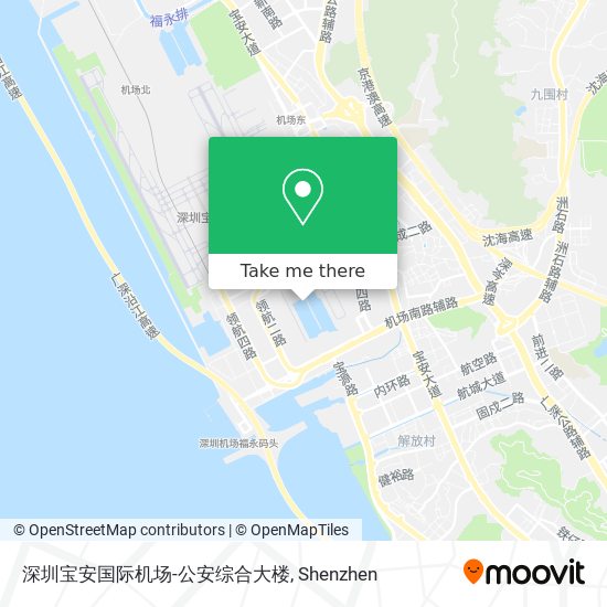 深圳宝安国际机场-公安综合大楼 map