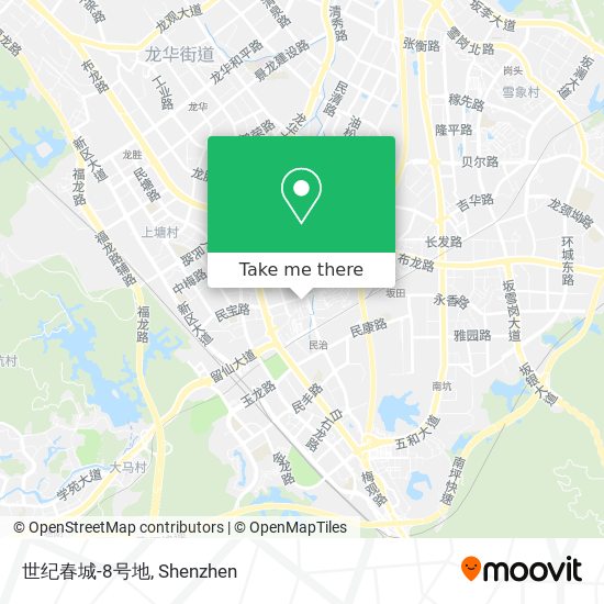 世纪春城-8号地 map