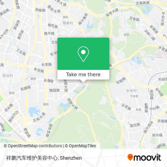 祥鹏汽车维护美容中心 map