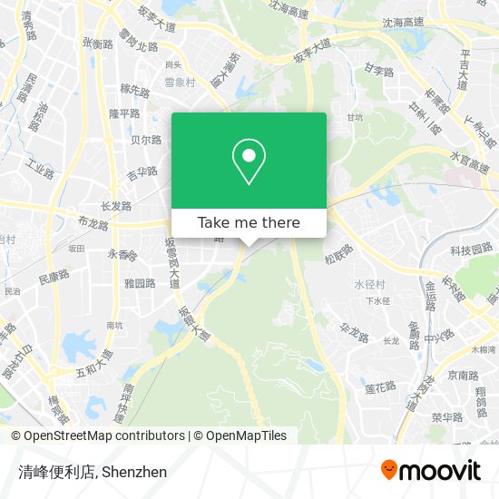 清峰便利店 map