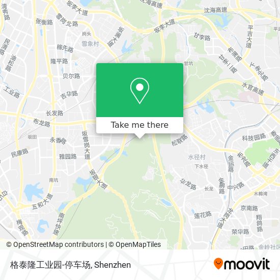 格泰隆工业园-停车场 map