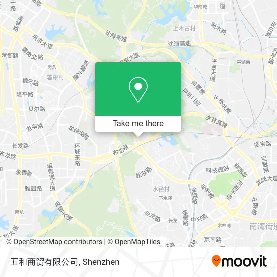 五和商贸有限公司 map