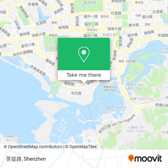 菩提路 map