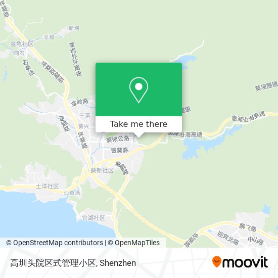 高圳头院区式管理小区 map