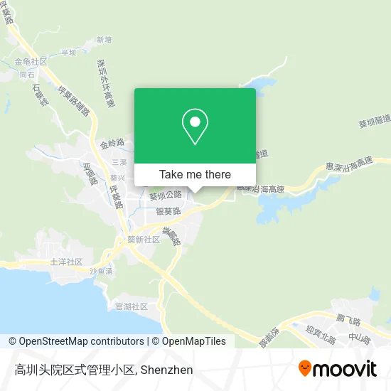 高圳头院区式管理小区 map