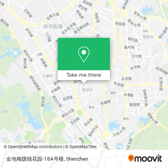 金地梅陇镇花园-18A号楼 map